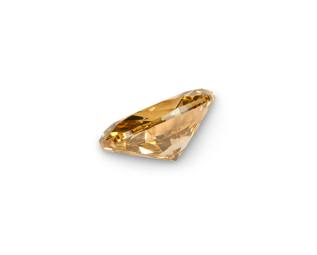 0.88ct Yellow Diamond Oval Cut