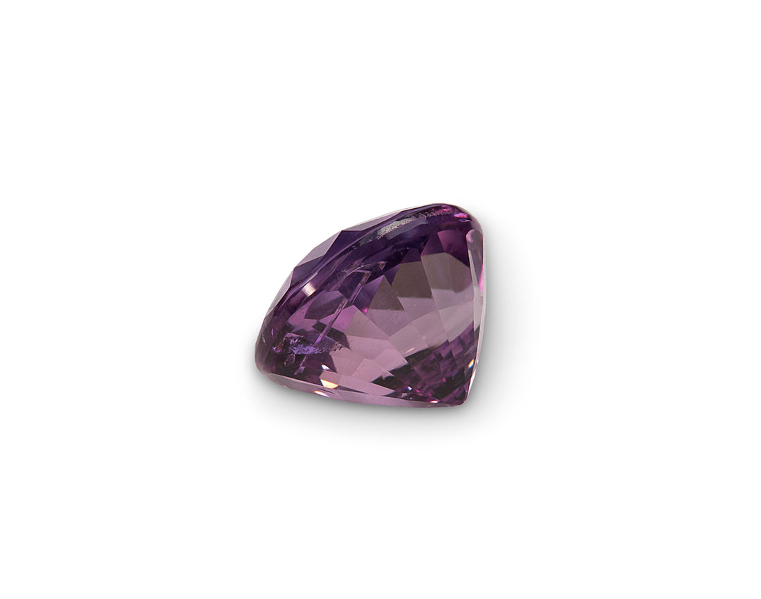 Unheated 0.98ct Purple Zoisite Oval Cut Tanzania Origin