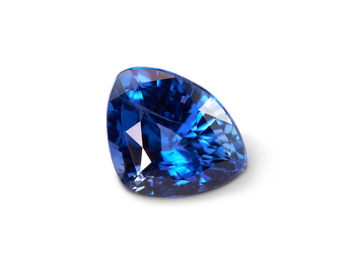 1.03ct Royal Blue Sapphire Trillion Cut Madagascar Origin