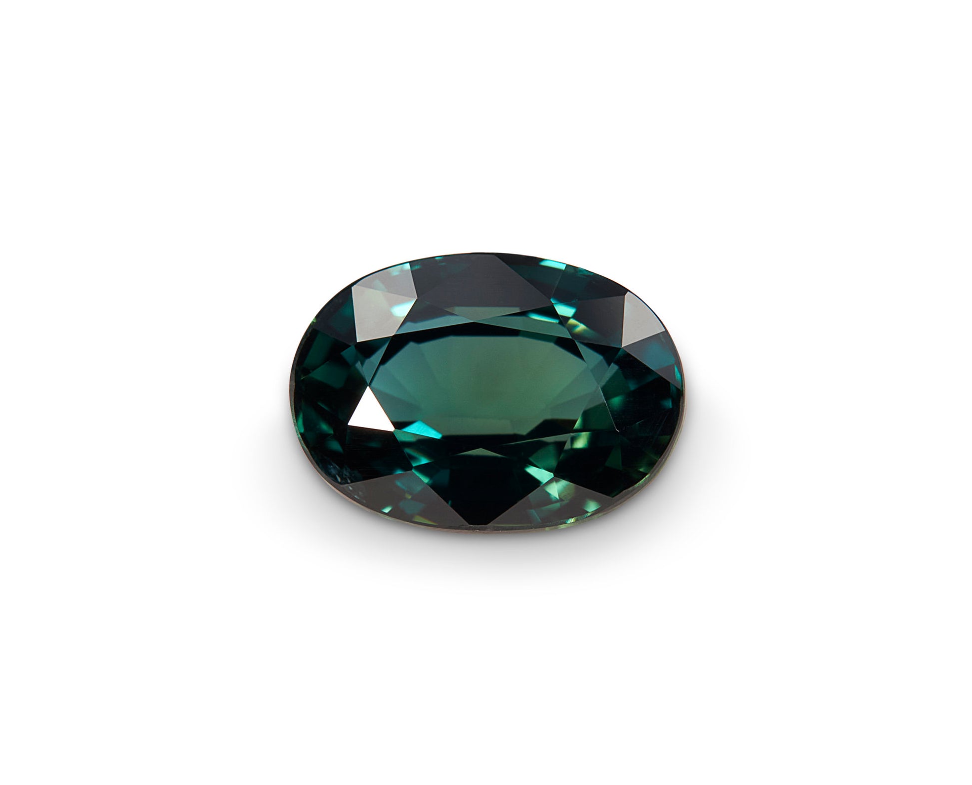 1.08ct Teal Sapphire Oval Cut Madagascar Origin