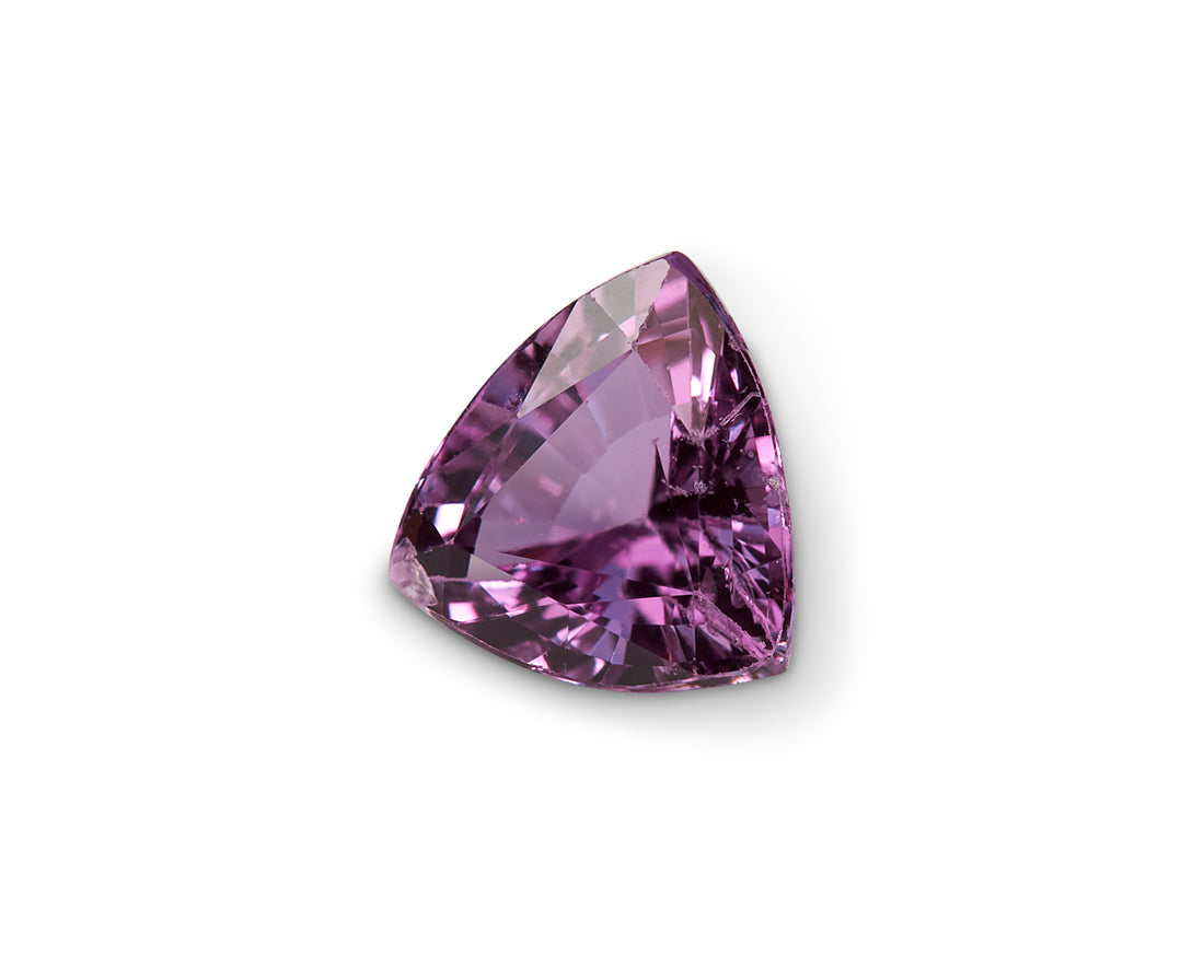 1.12ct Pink Sapphire Trillion Cut