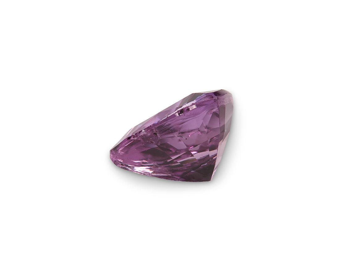 1.12ct Pink Sapphire Trillion Cut