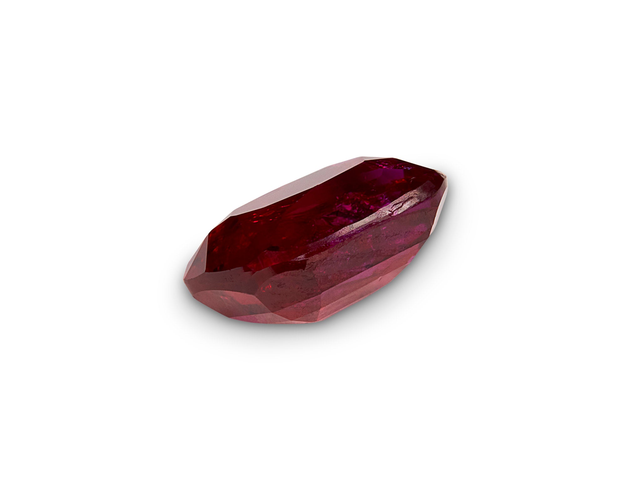 1.16ct Pigeon Blood Ruby Cushion Cut Mozambique Origin