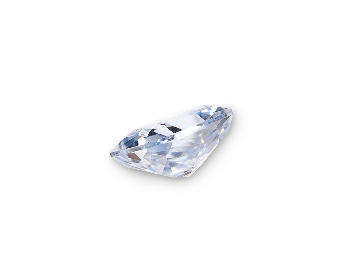 1.18ct Icy Blue Sapphire Emerald Cut