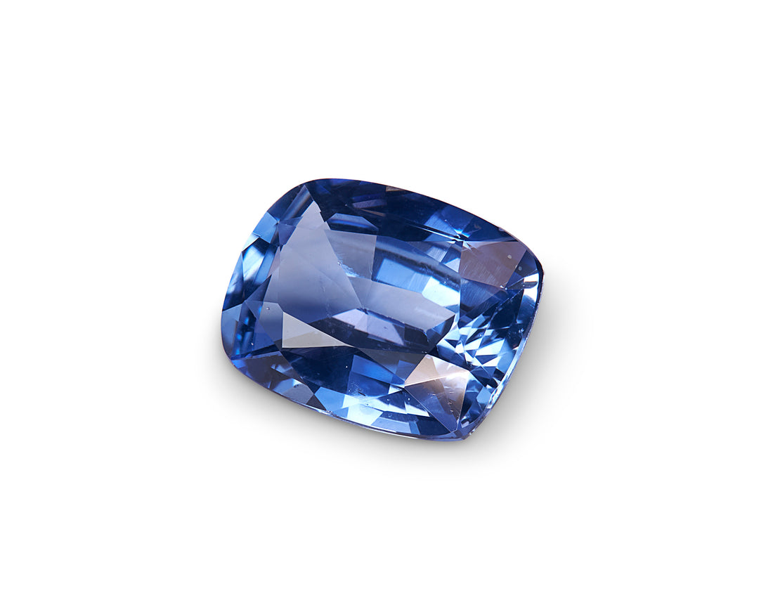 1.19ct Cornflower Blue Sapphire Cushion Cut Sri Lanka Origin