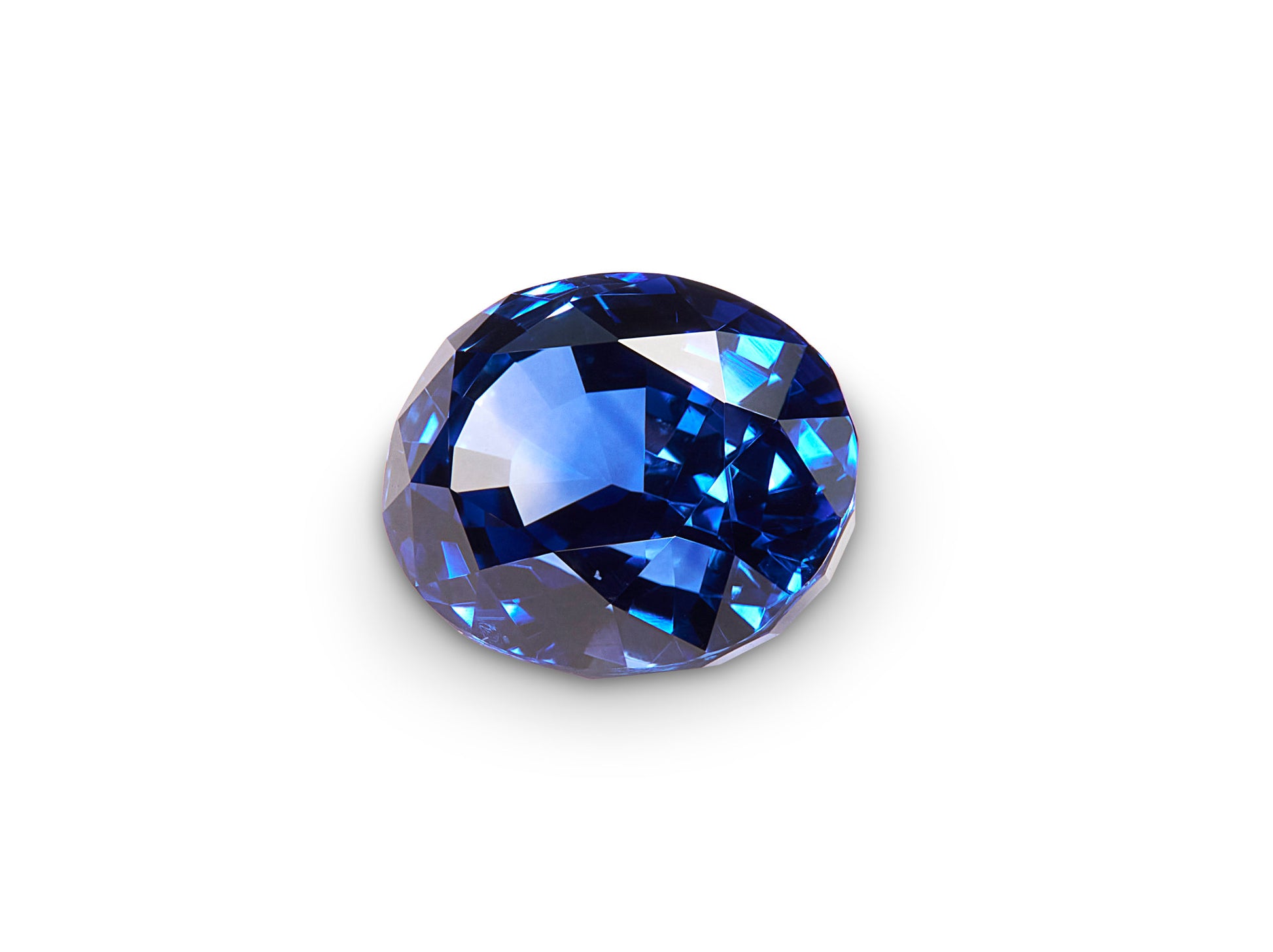 1.24ct Vivid Blue Sapphire Oval Cut