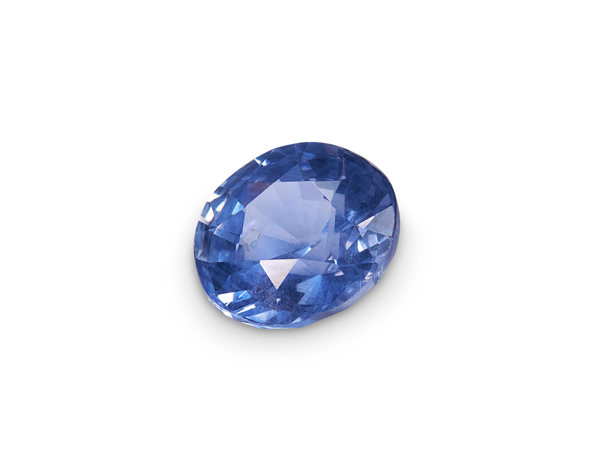 1.27ct Cornflower Blue Sapphire Oval Cut Sri Lanka Origin