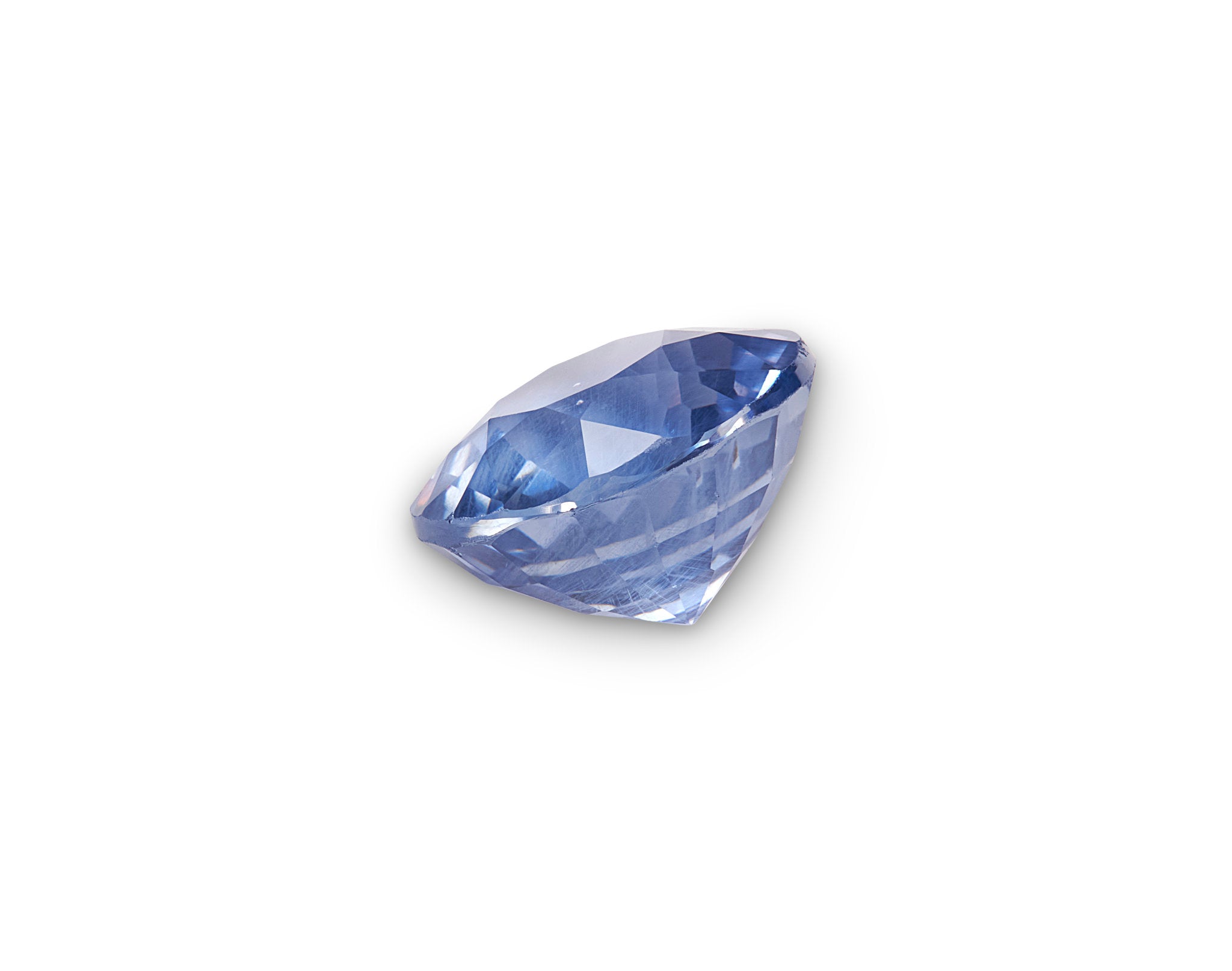 1.27ct Cornflower Blue Sapphire Oval Cut Sri Lanka Origin