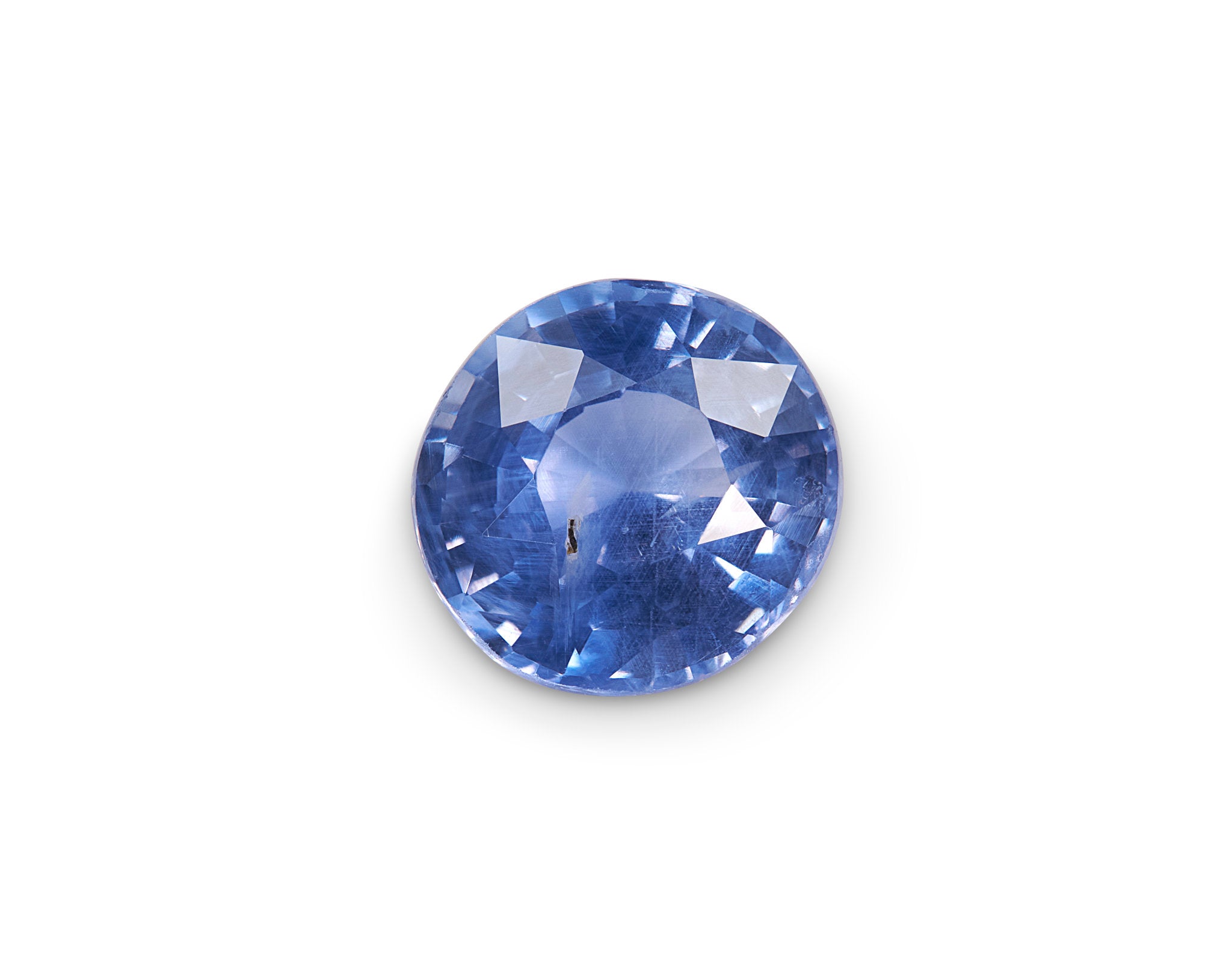 1.27ct Cornflower Blue Sapphire Oval Cut Sri Lanka Origin