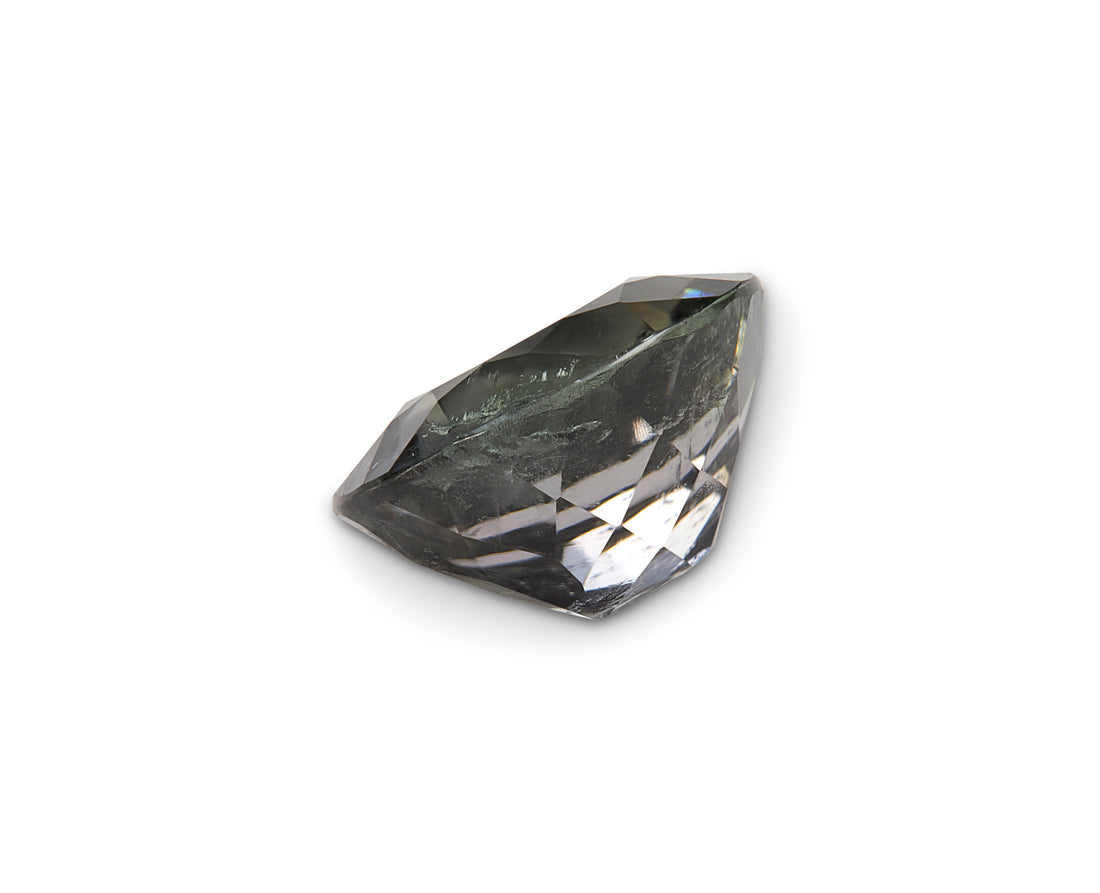 1.29ct Silver Tourmaline Oval Cut GIA Certified