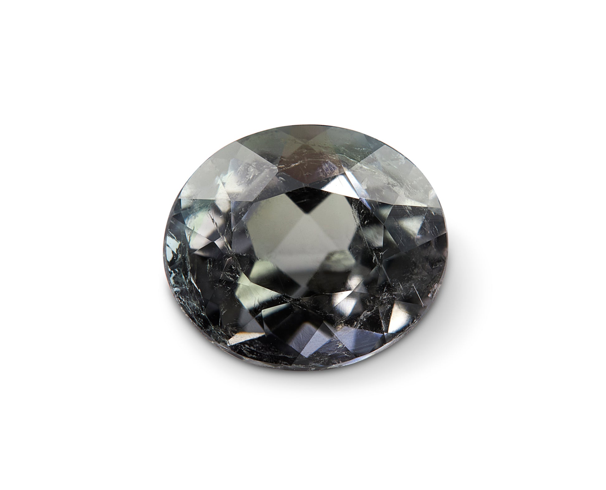 1.29ct Silver Tourmaline Oval Cut GIA Certified