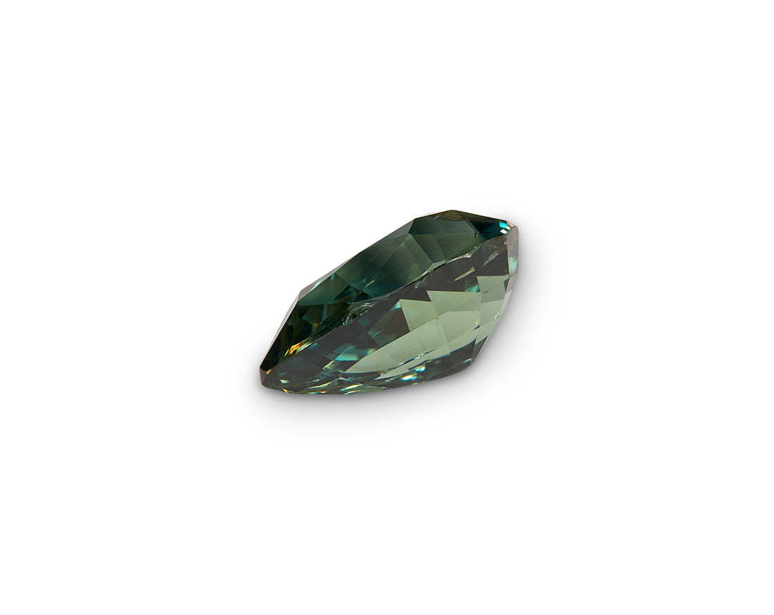 1.31ct Steel Blue Sapphire Pear Cut