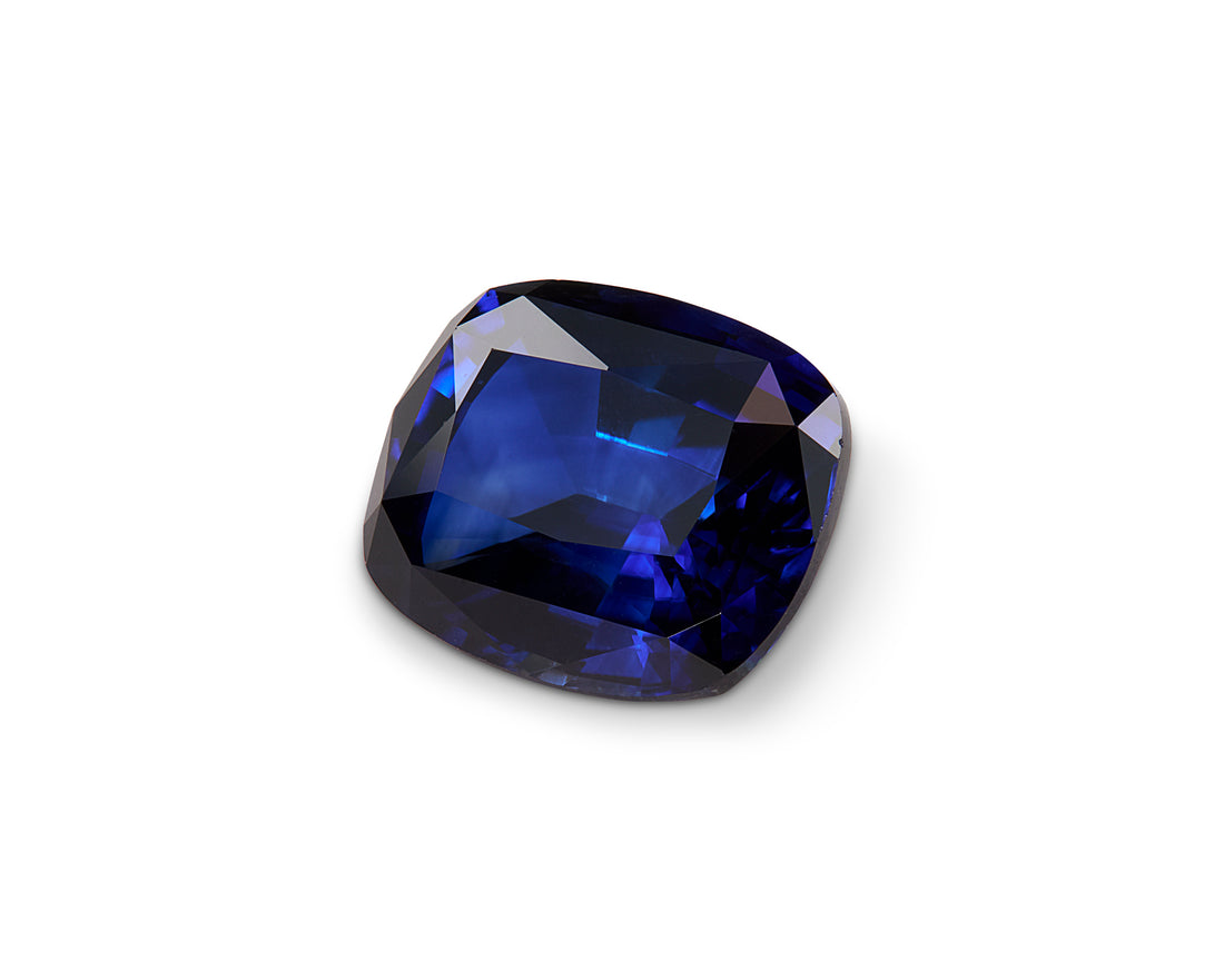 1.35ct Royal Blue Sapphire Cushion Cut Sri Lanka Origin