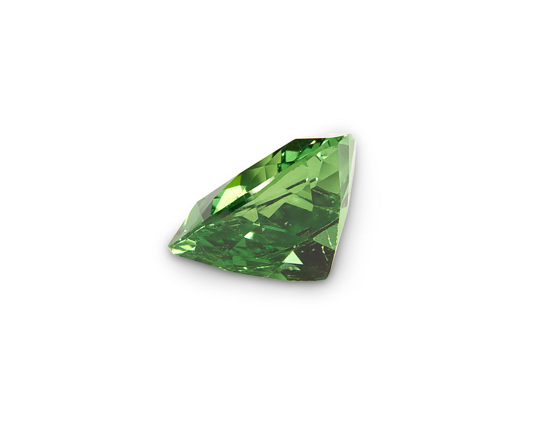 1.38 Tsavorite Green Garnet Trillion Cut