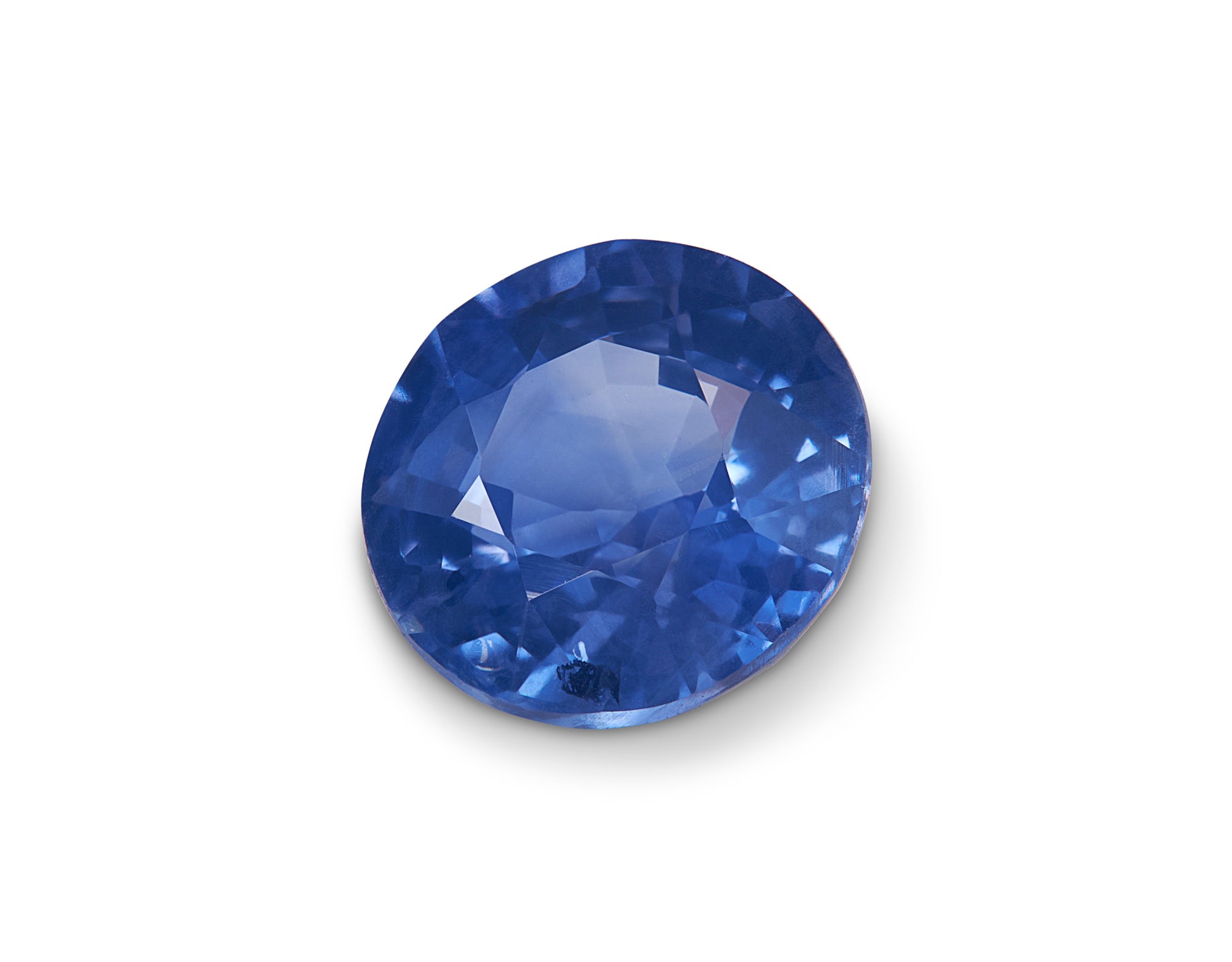 1.42ct Blue Sapphire Round Brilliant Cut