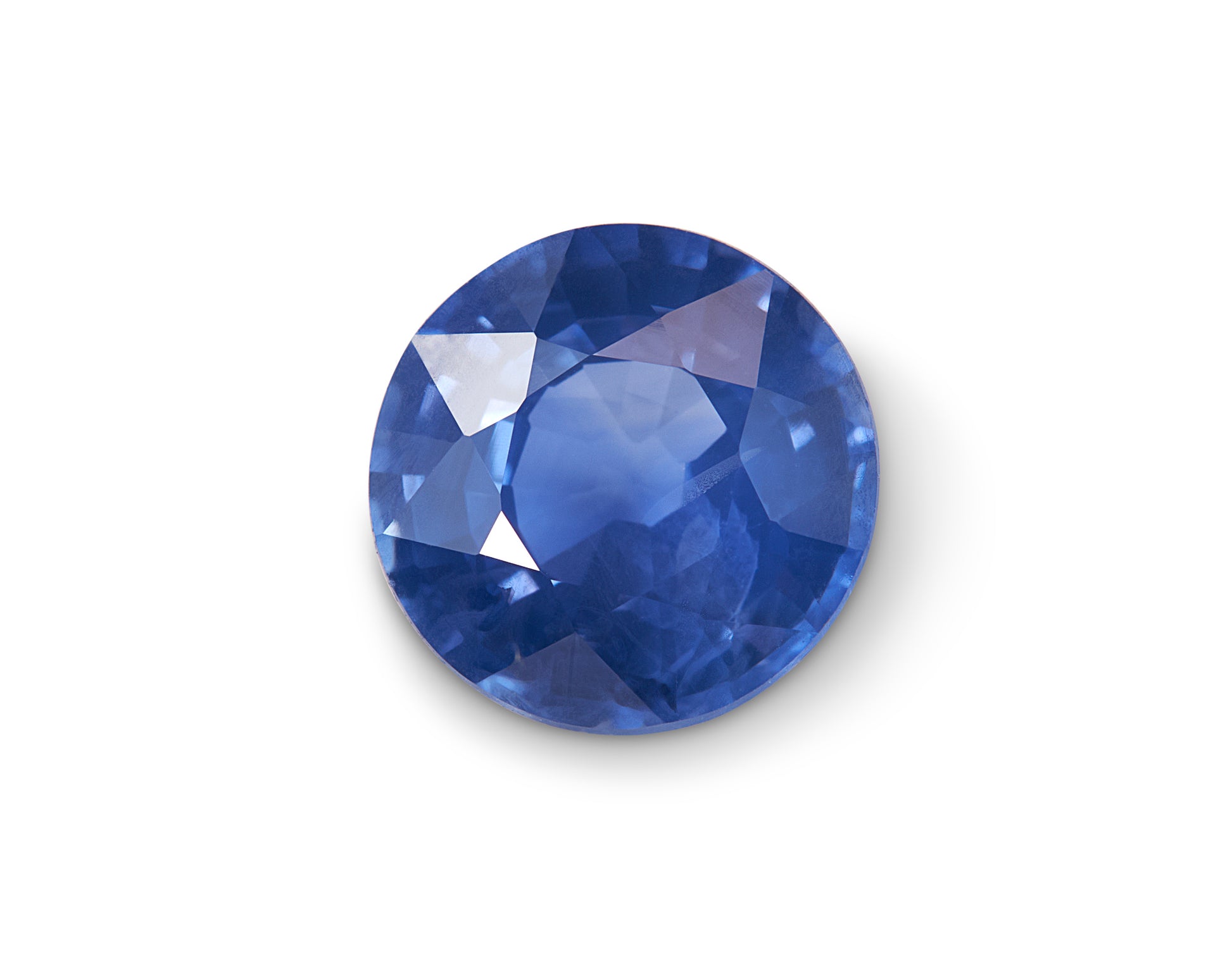 1.42ct Blue Sapphire Round Brilliant Cut