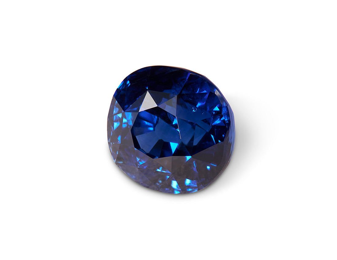 1.51ct Royal Blue Sapphire Cushion Cut Madagascar Origin