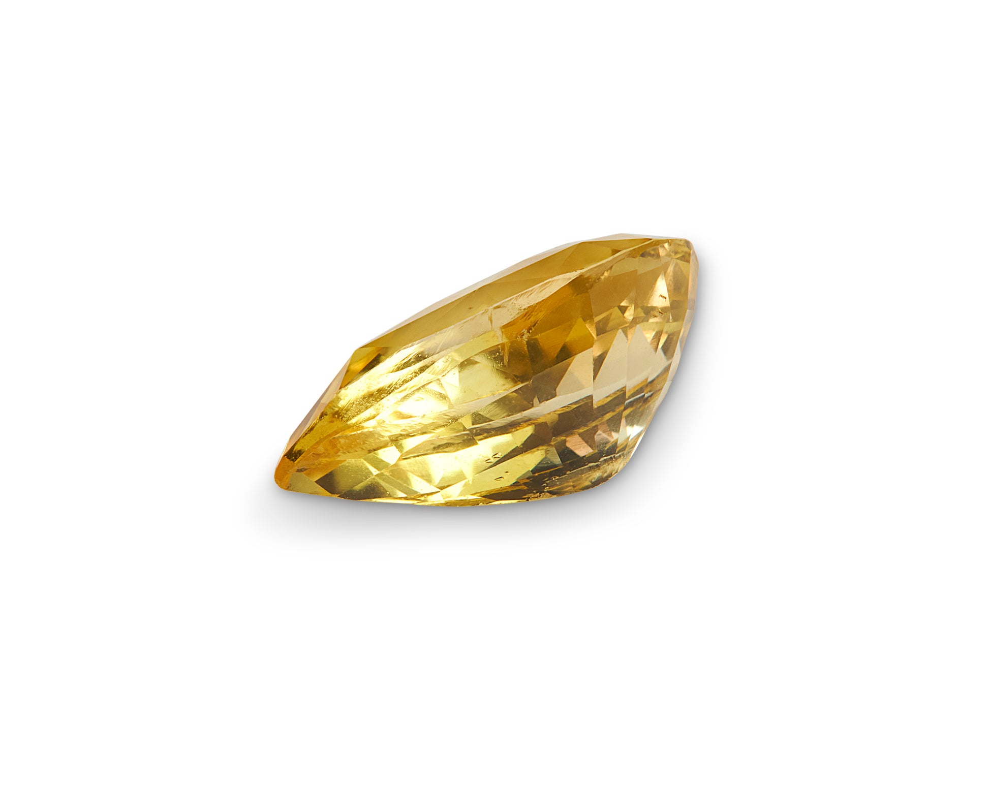 1.51ct Yellow Sapphire Pear Shape Sri Lanka Origin