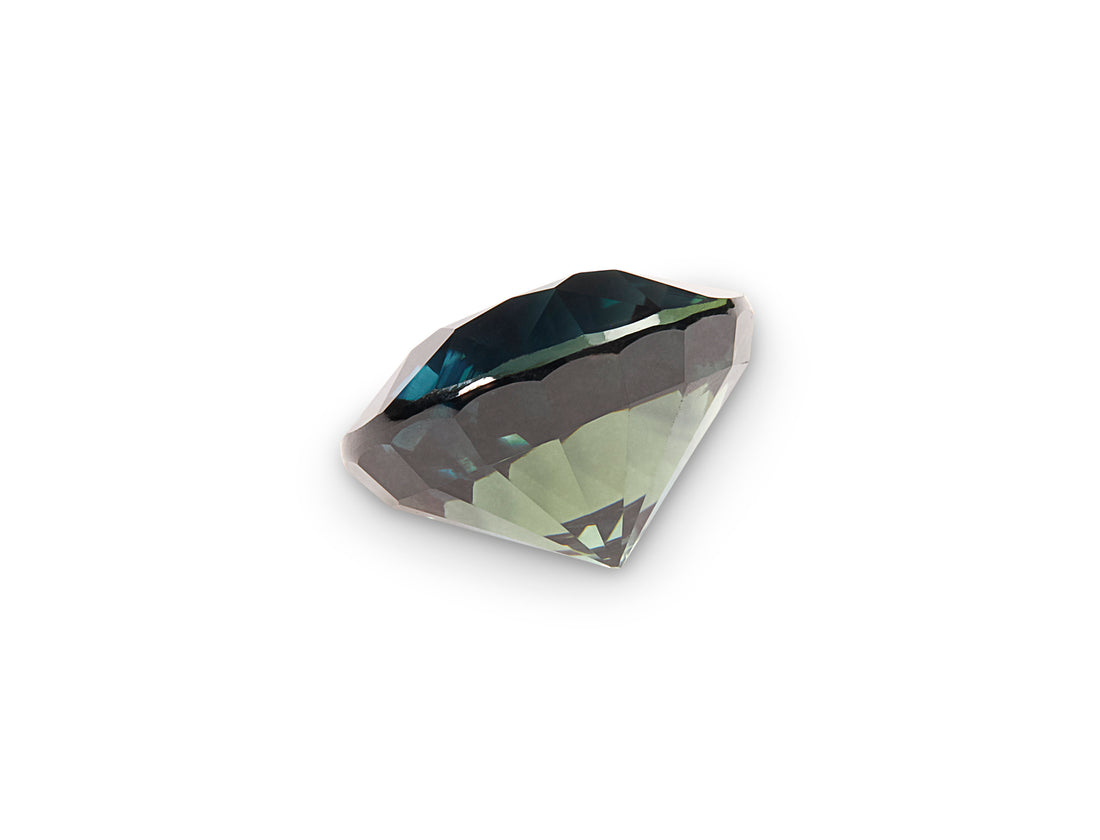 1.52ct Teal Blue Sapphire Round Brilliant Cut