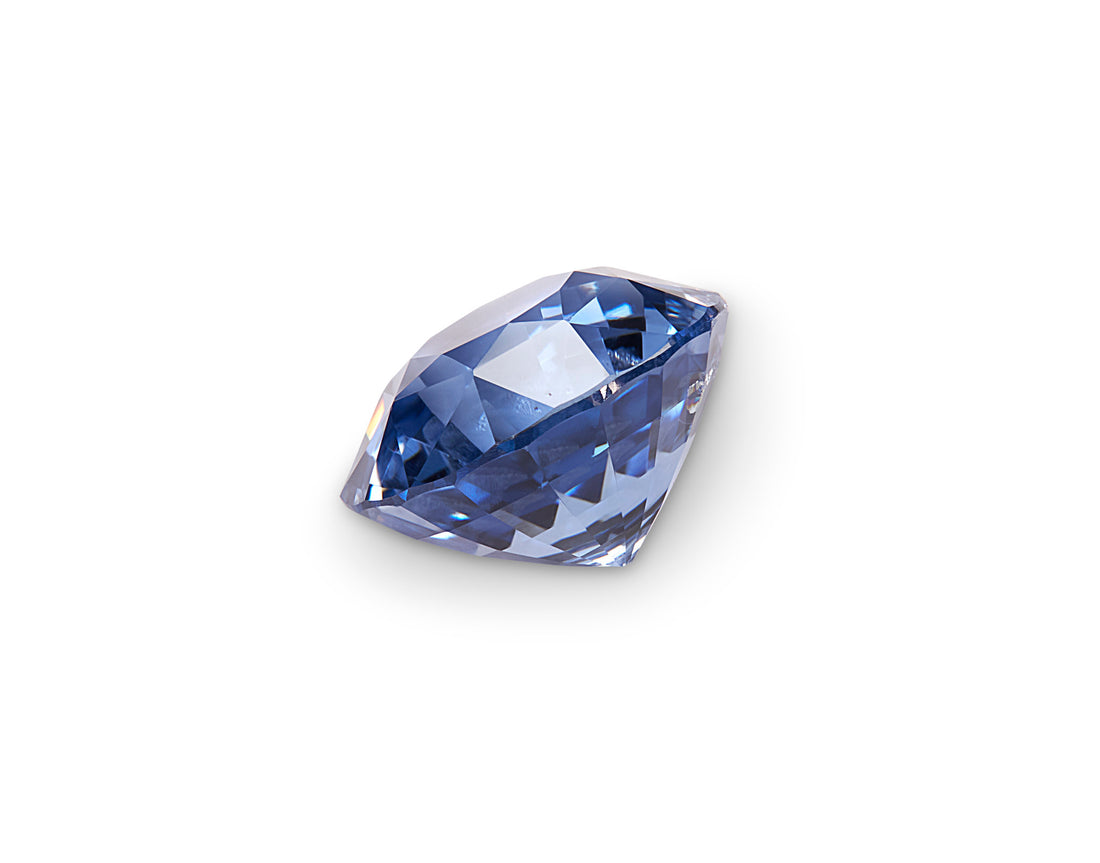 1.57ct Cornflower Blue Sapphire Round Brilliant Cut Sri Lanka Origin