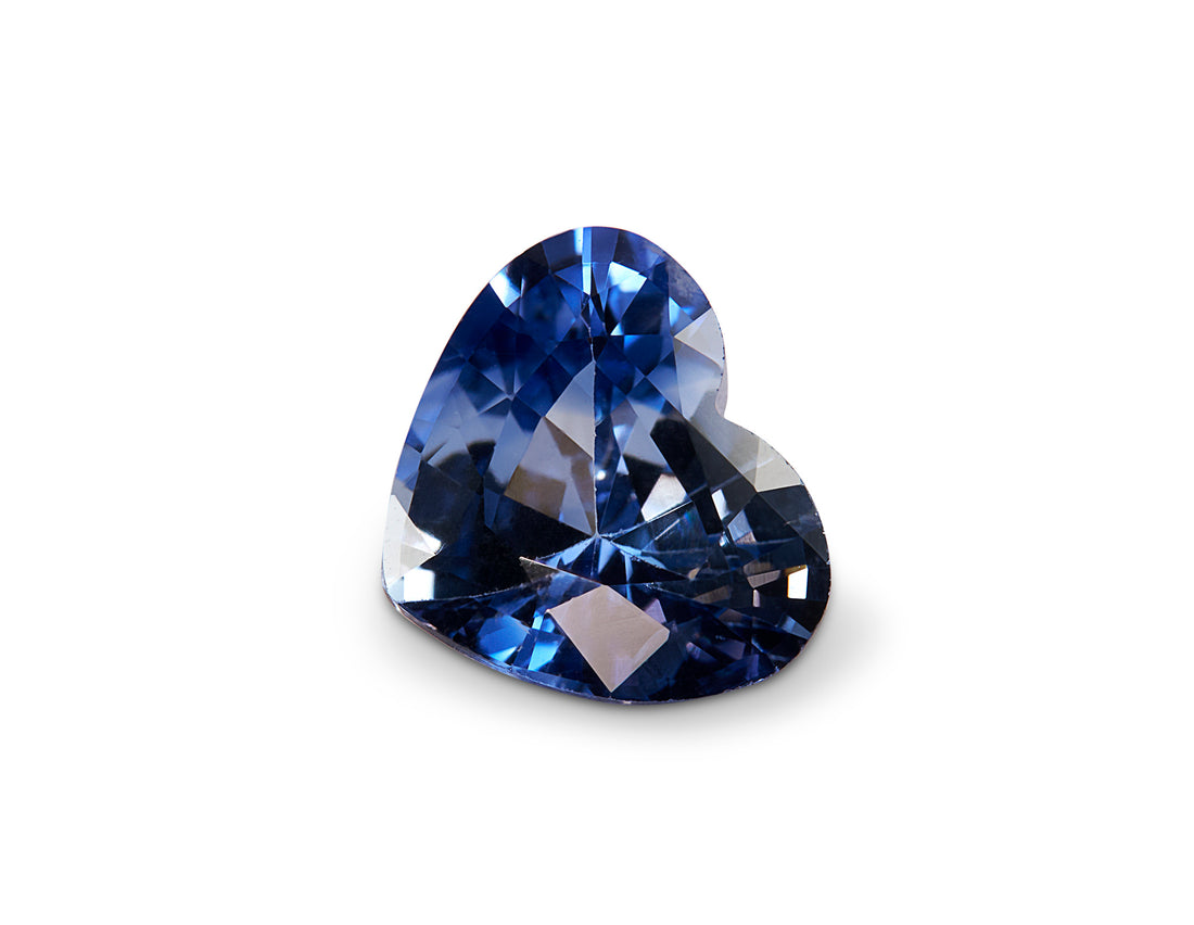 1.58ct Cornflower Blue Sapphire Heart Shape Sri Lanka Origin