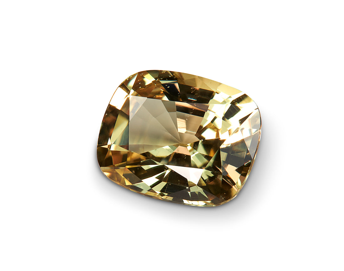 1.58ct Yellow Sapphire Cushion Cut 