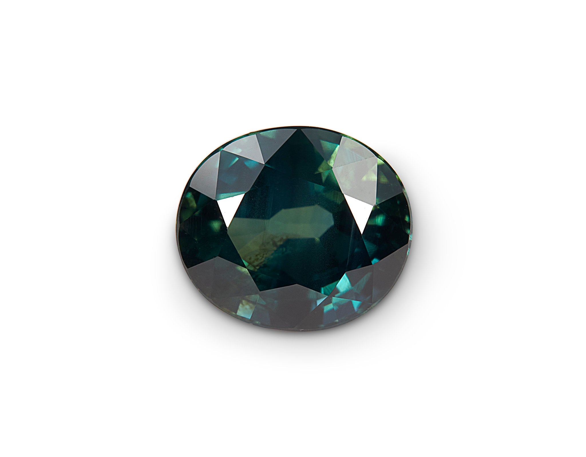 1.71ct Teal Blue Sapphire Oval Cut Madagascar Origin