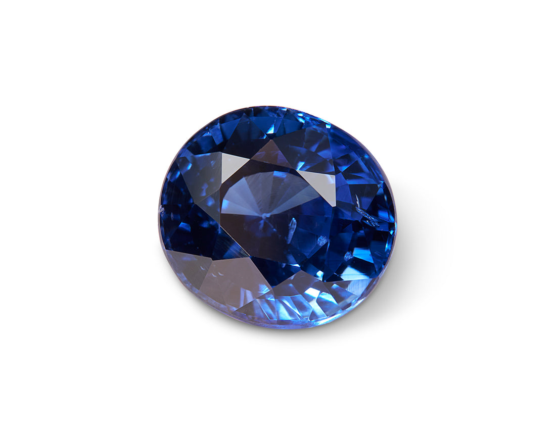 1.84ct Royal Blue Sapphire Oval Cut