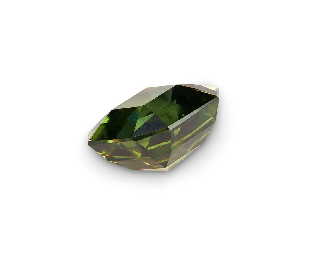 1.85ct Green Sapphire Emerald Cut 