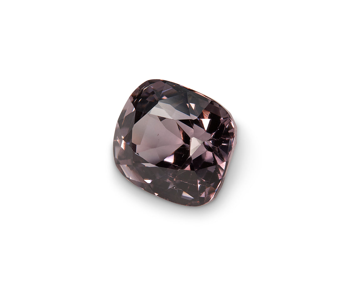 1.87ct Plum Spinel Cushion Cut Burmese Origin