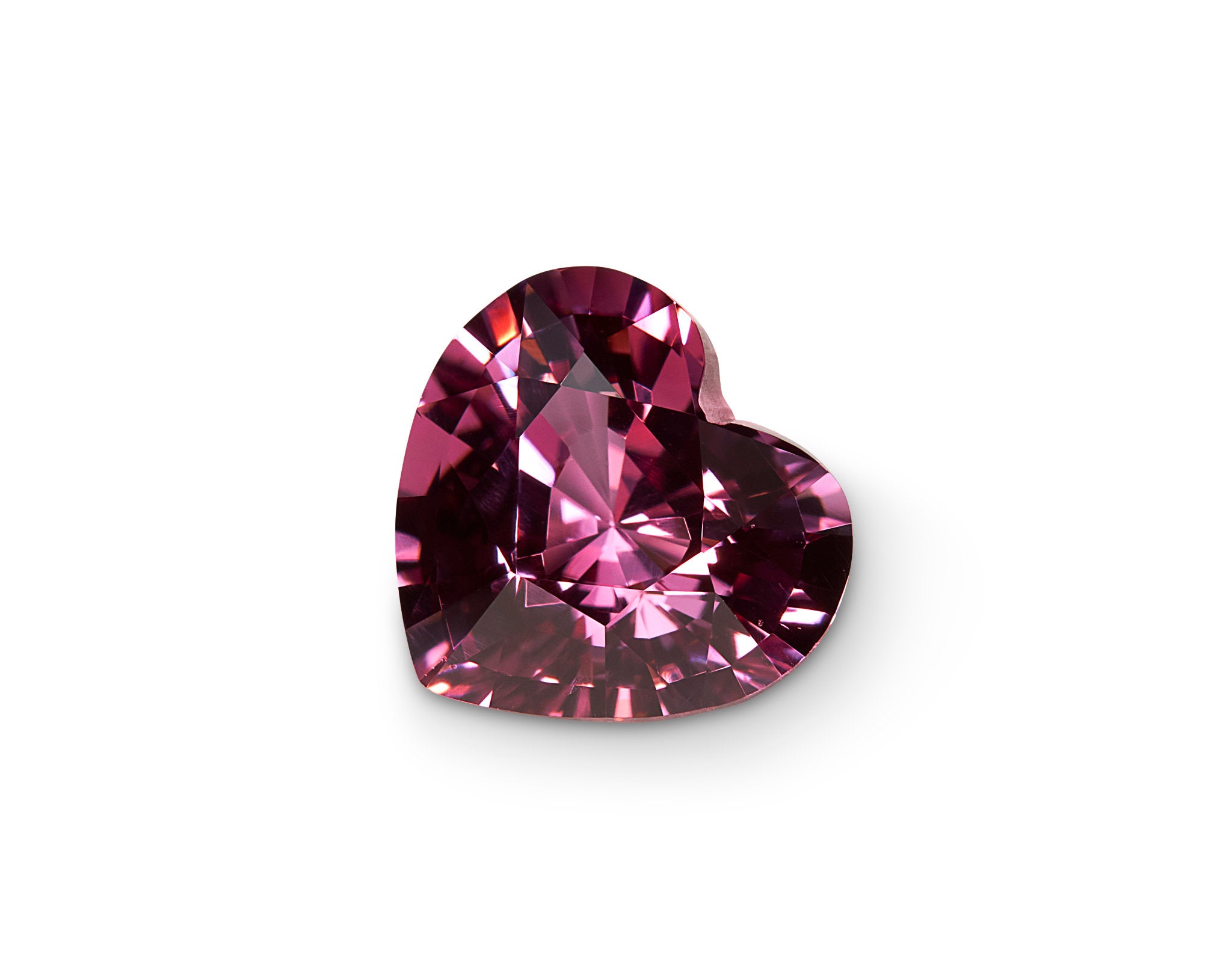 1.96ct Vivid Pink Burmese Spinel Heart Shape