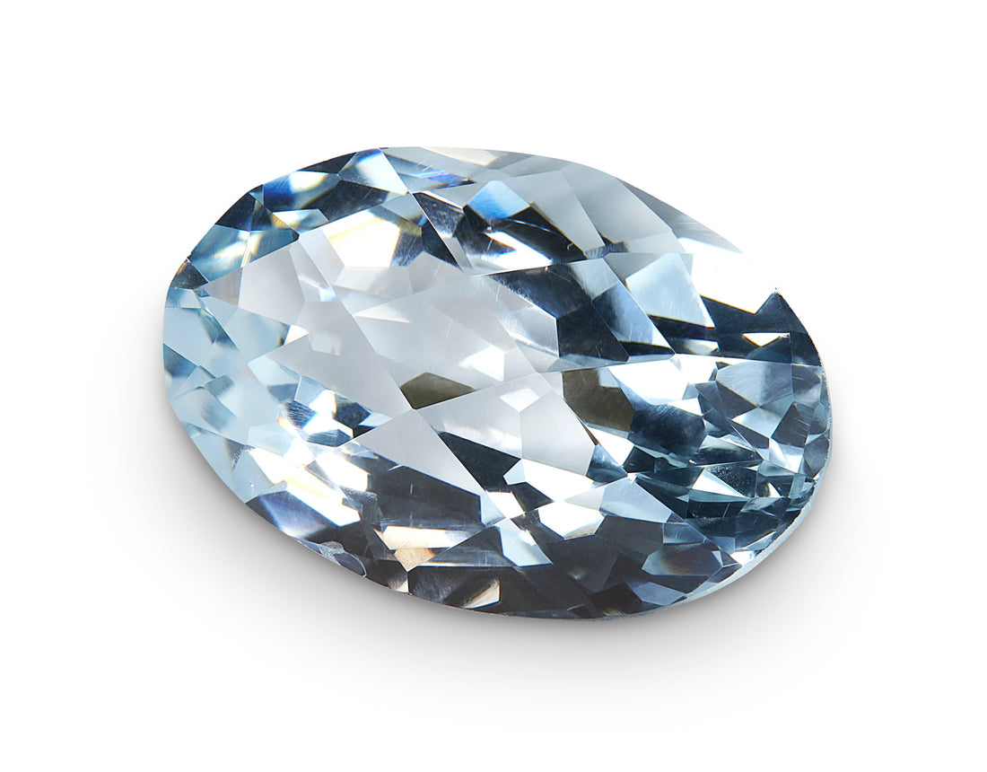 10.17ct Aquamarine Oval Cut Brazil Origin