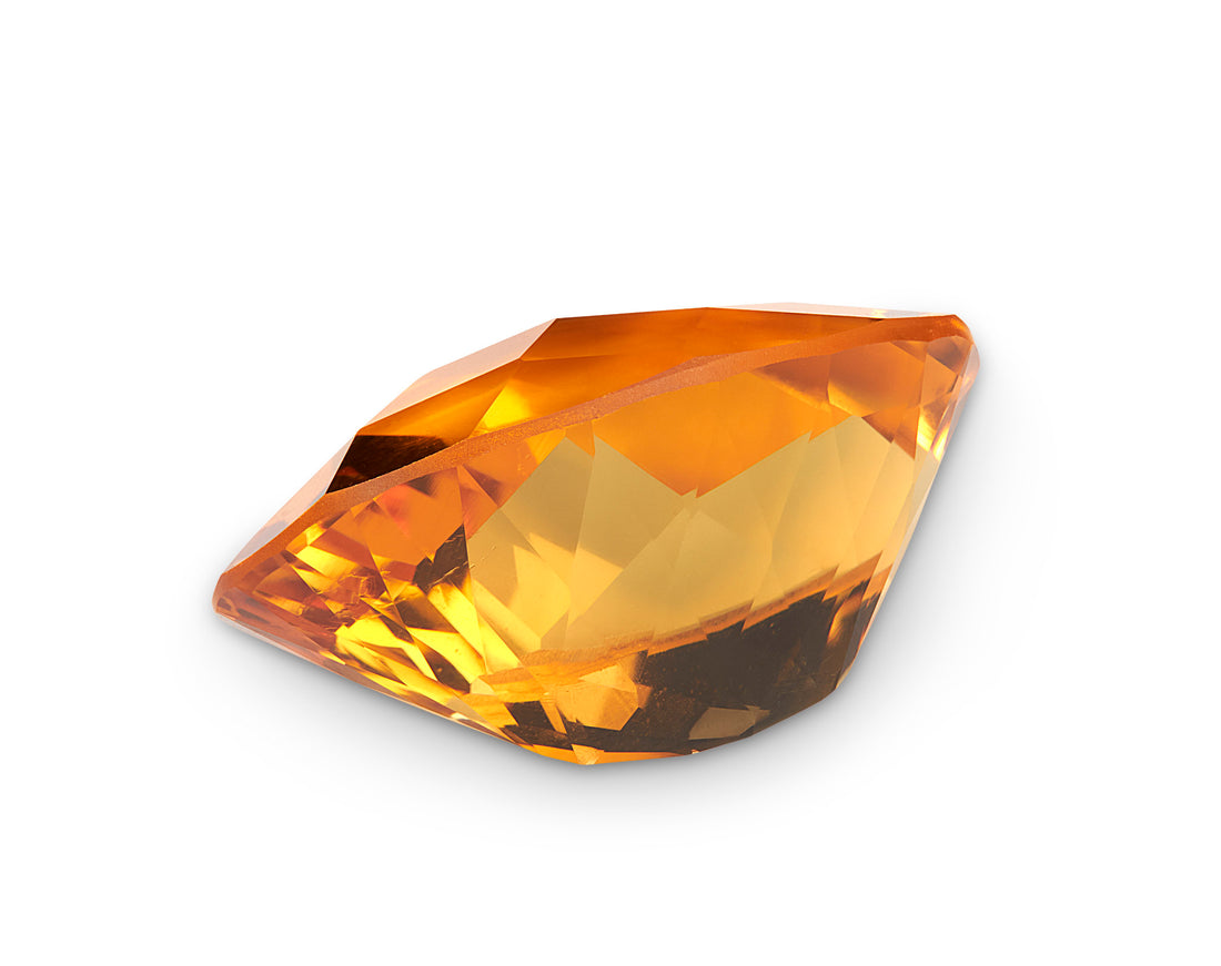 10.96ct Imperial Topaz Oval Cut Brazil Origin