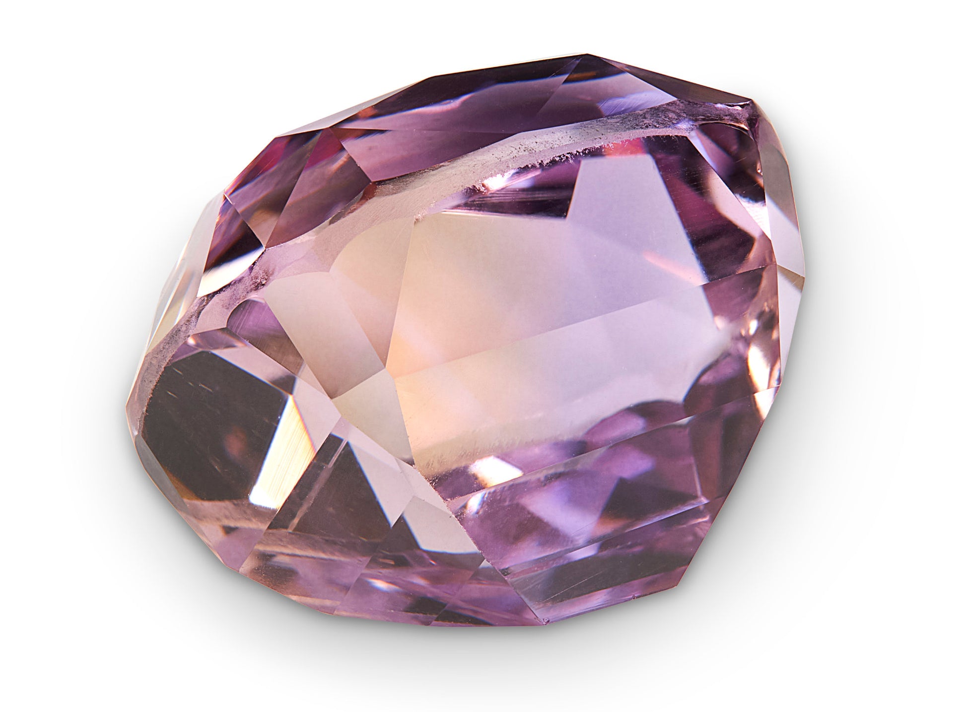 19.83ct Ametrine Quartz Cushion Cut Gemstone