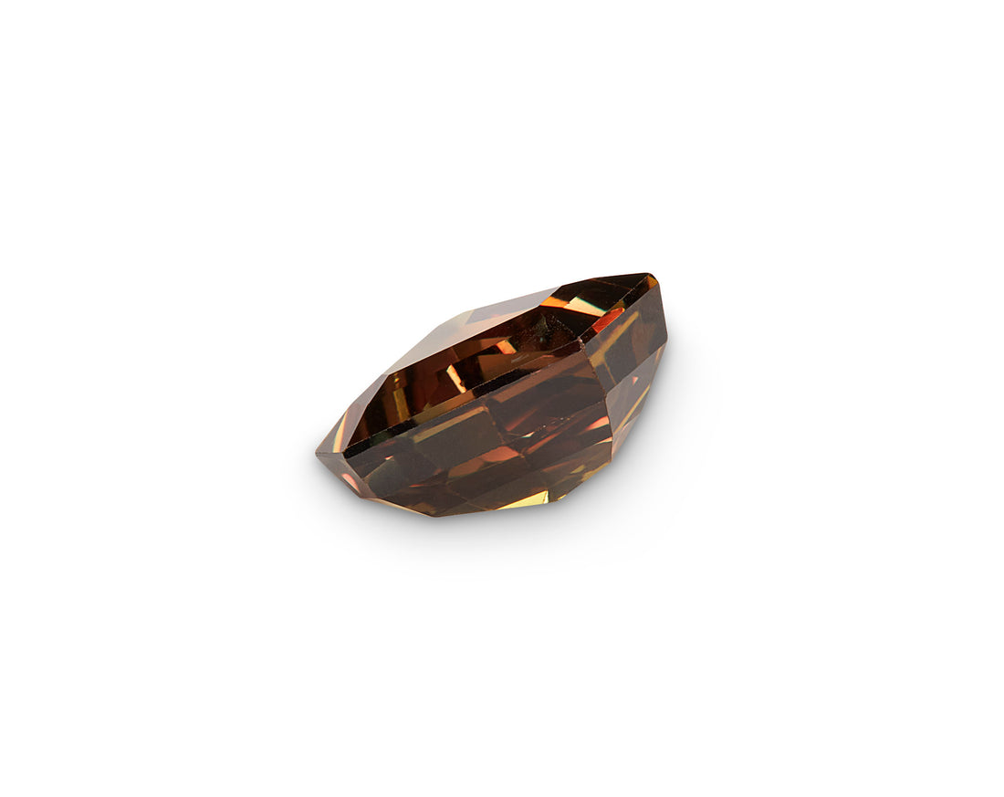 2.01ct Brown Sapphire Coffin Cut