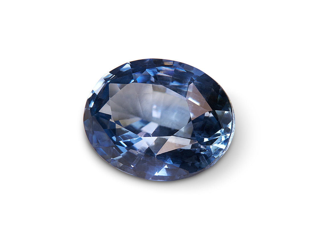 2.03ct Cornflower Blue Sapphire Oval Cut Sri Lanka Origin