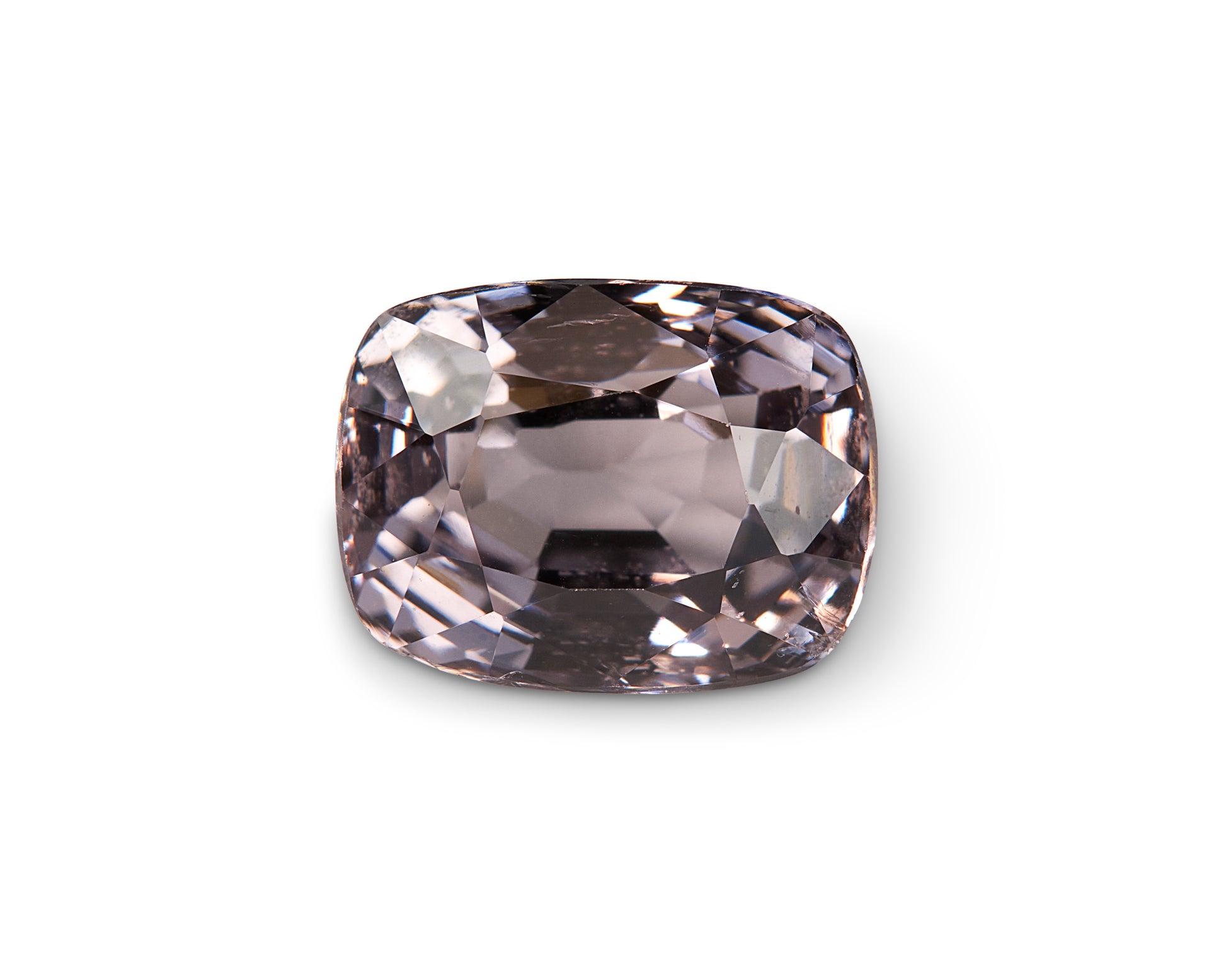 2.08ct Lilac Grey Spinel Cushion Cut Burmese Origin