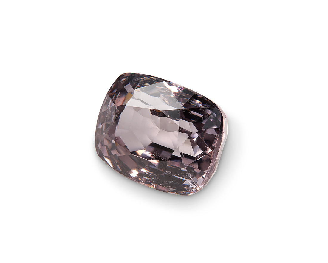 2.08ct Lilac Grey Spinel Cushion Cut Burmese Origin