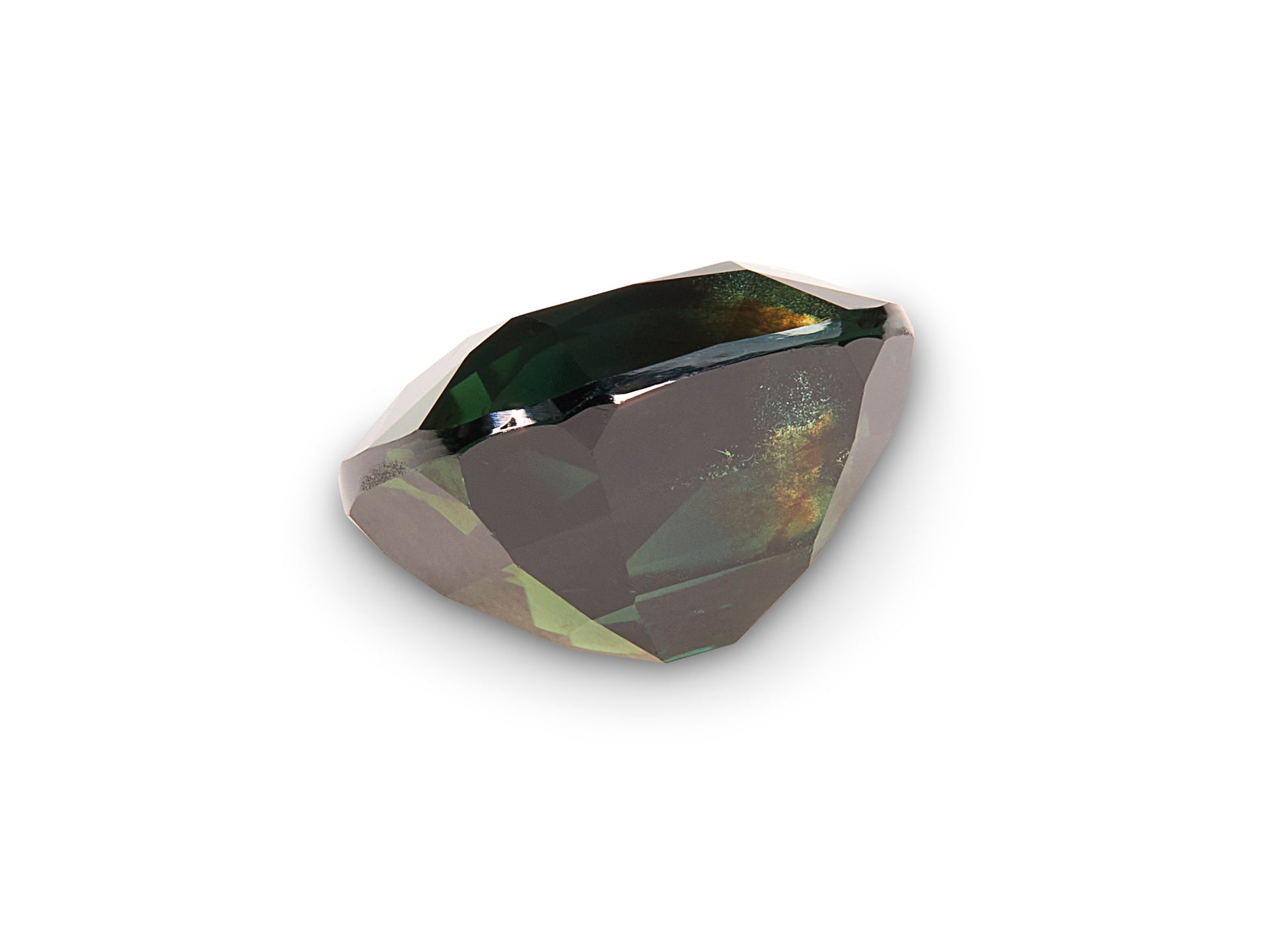 2.11ct Green Sapphire Cushion Cut