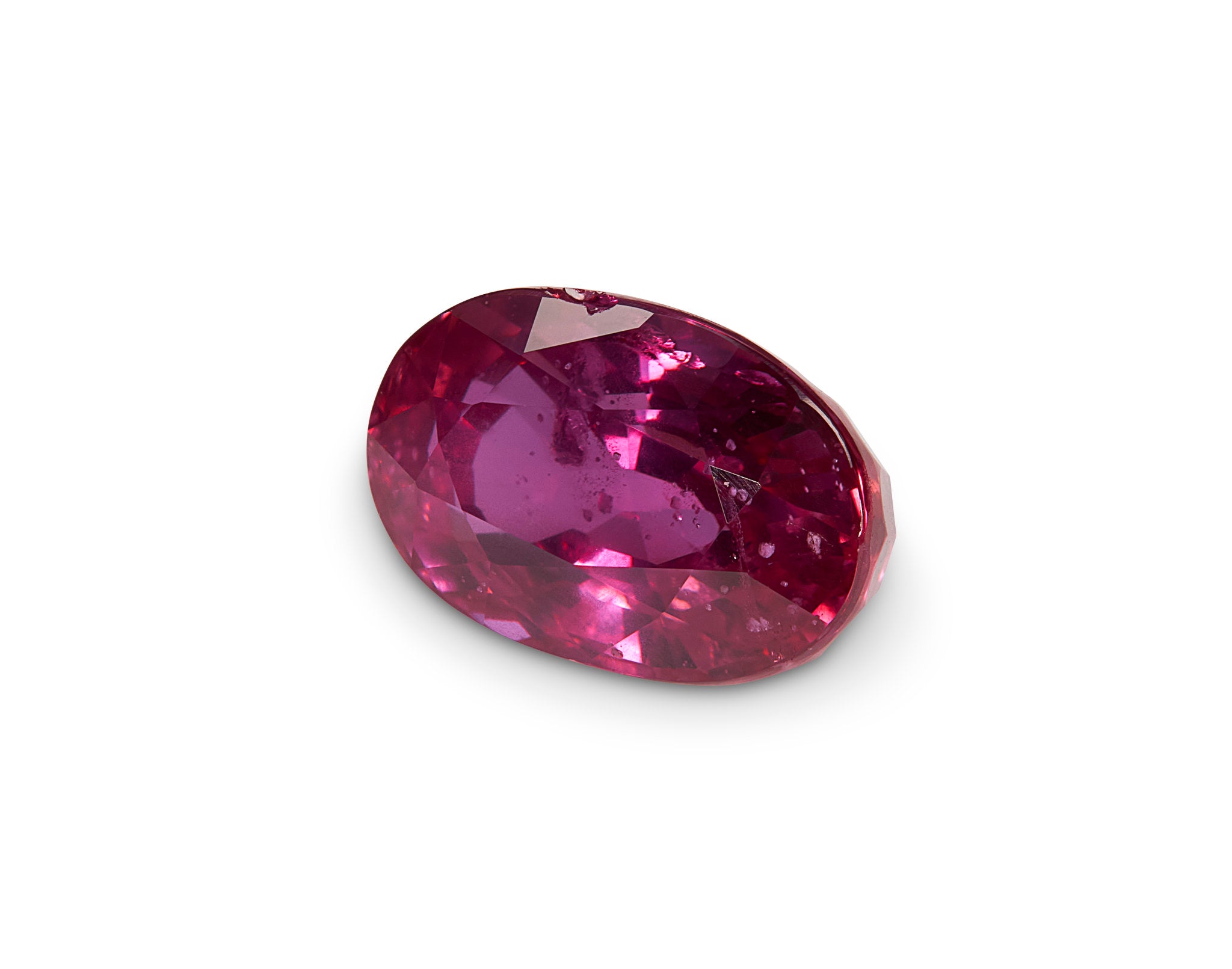 Unheated 2.12ct Ruby Oval Cut