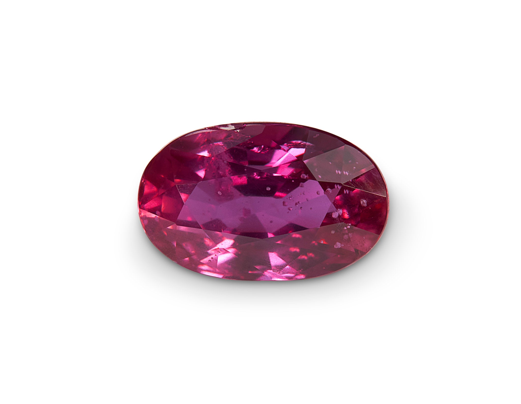 Unheated 2.12ct Ruby Oval Cut