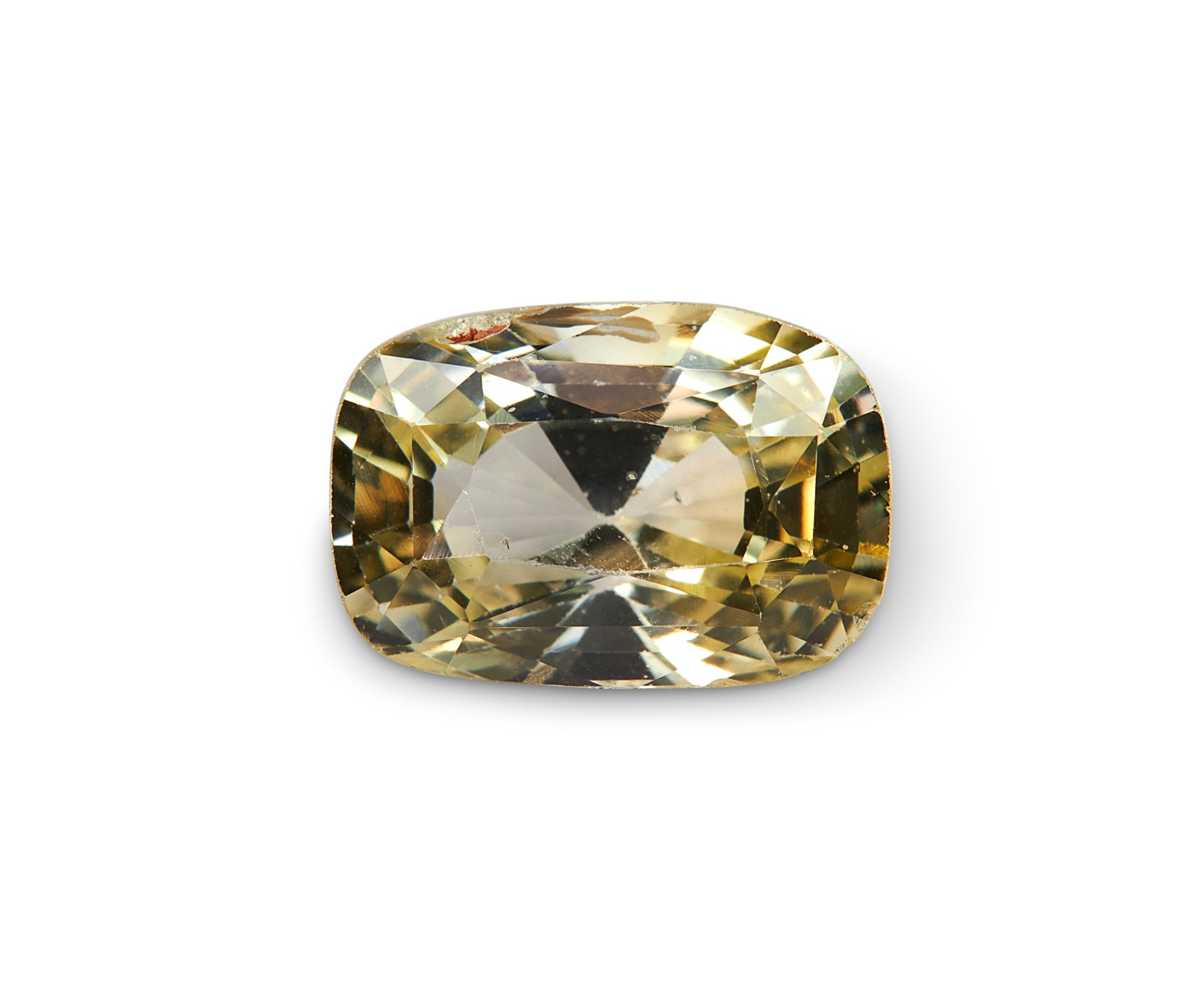 2.17ct Yellow Sapphire Cushion Cut Sri Lanka Origin