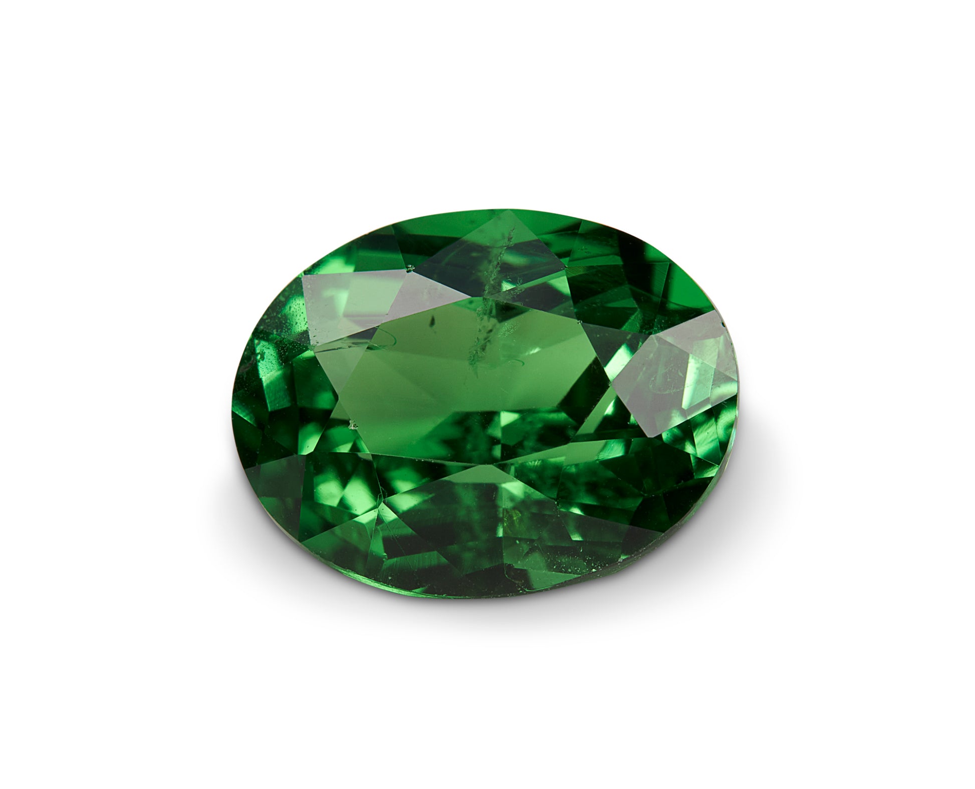 2.20ct Tsavorite Garnet Oval Cut Tanzania Origin