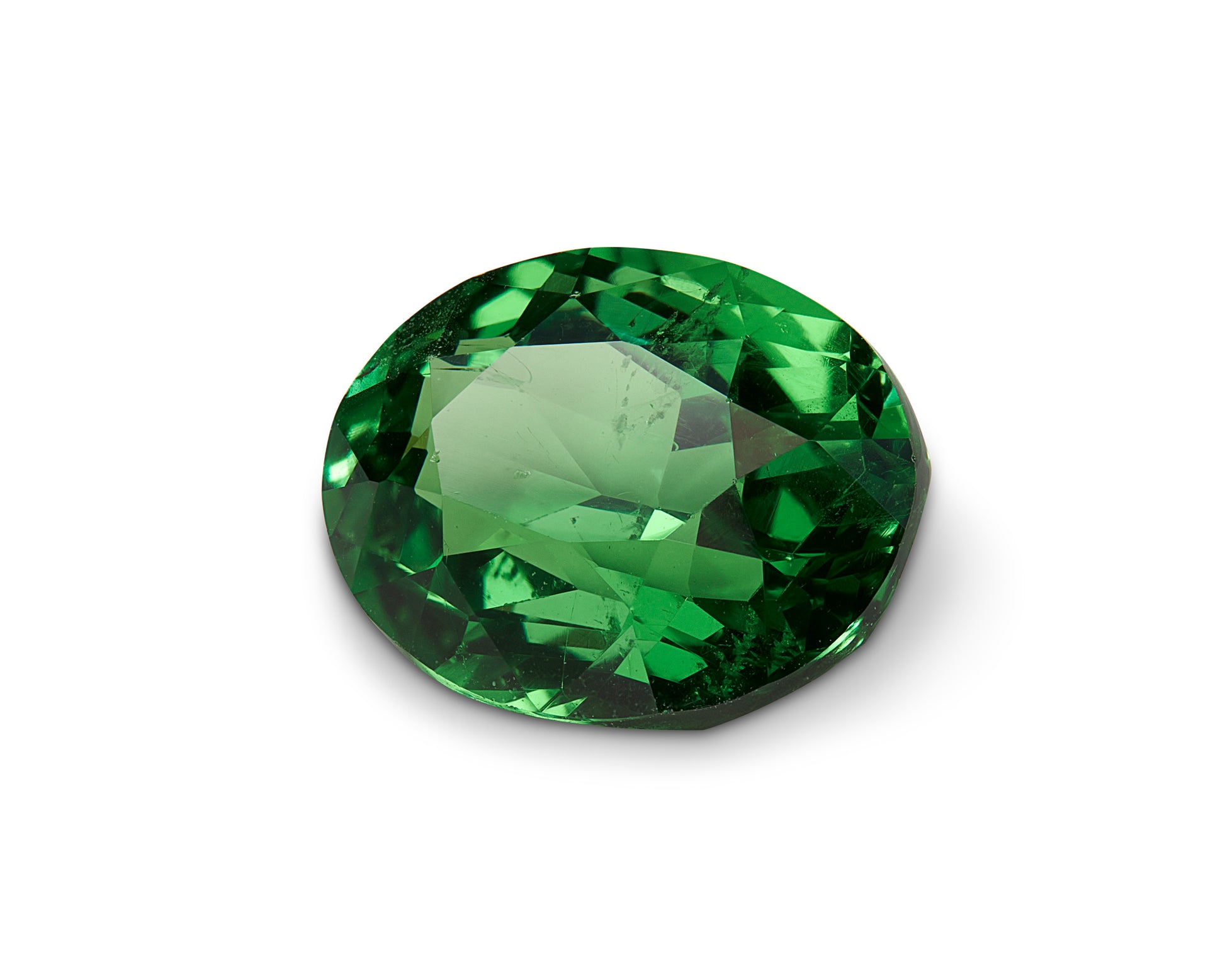 2.20ct Tsavorite Garnet Oval Cut Tanzania Origin