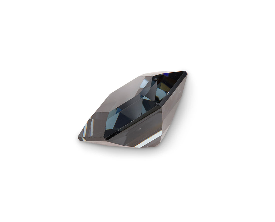 2.22ct Gunmetal Grey Spinel Hexagonal Cut