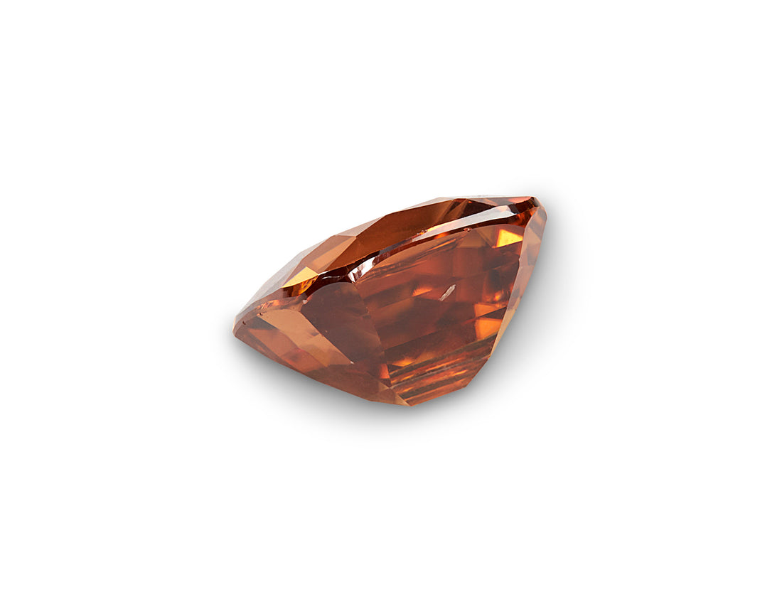 2.31ct Orange Zircon Cushion Cut