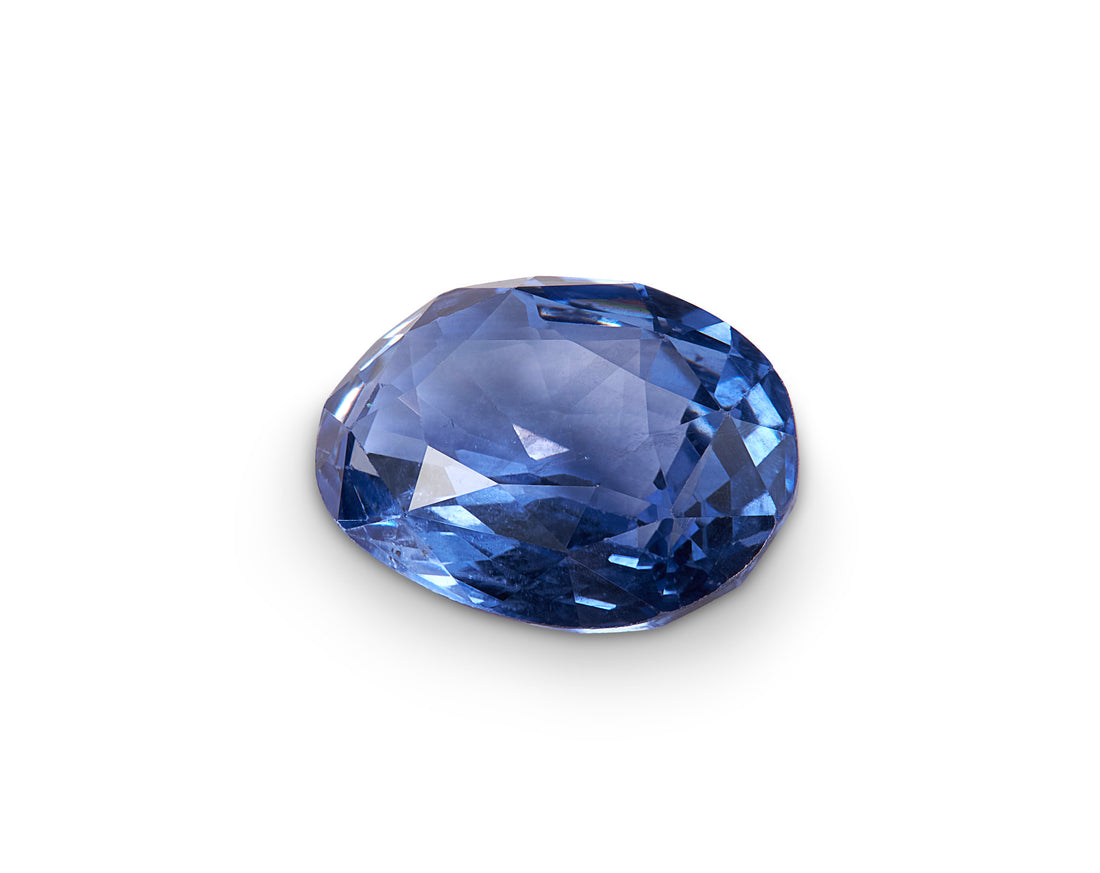 2.32ct Cornflower Blue Sapphire Oval Cut Sri Lanka Origin