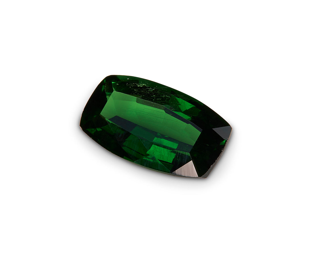 2.36ct Tsavorite Green Garnet Elongated Cushion Cut