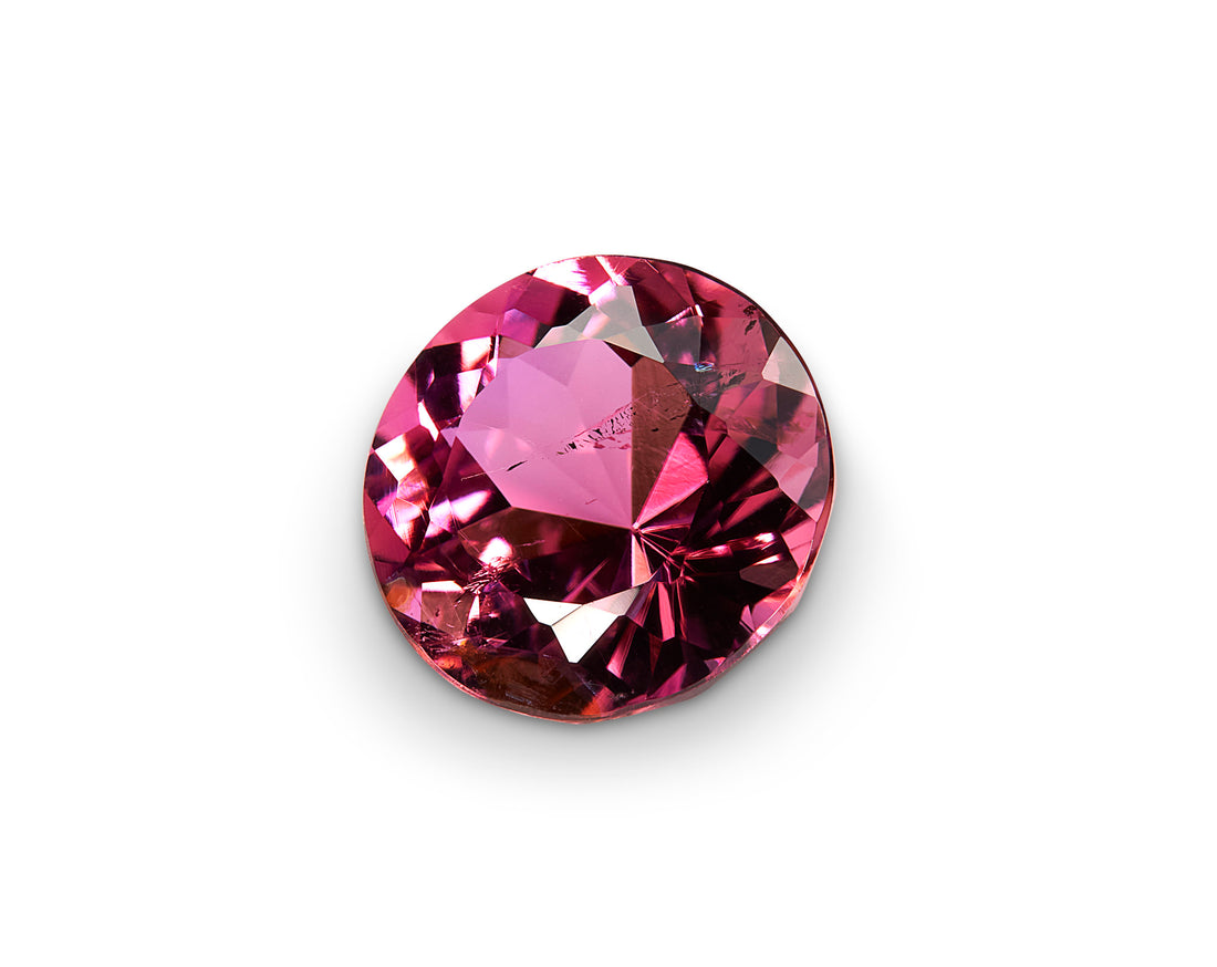 2.47ct Pink Tourmaline Round Brilliant Cut