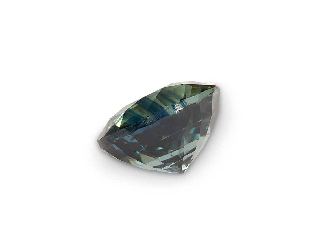 2.50ct Teal Blue Sapphire Round Cut Sri Lanka Origin